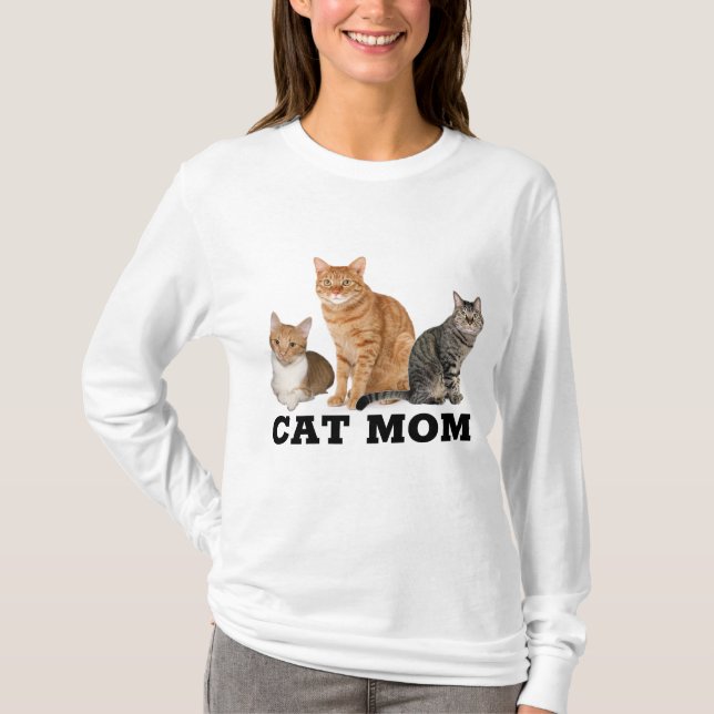 CAT-MAMA (Ginger Tabby)-T - Shirt (Vorderseite)