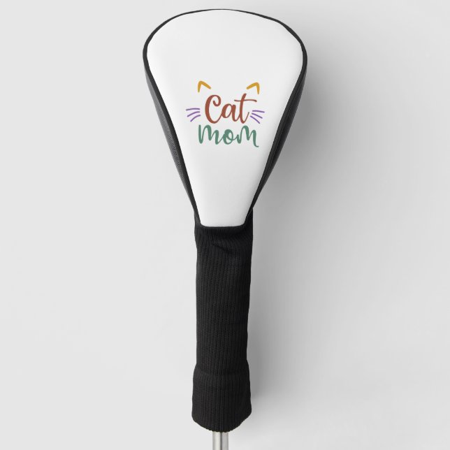 Cat-Mama Golf Headcover (Vorderseite)