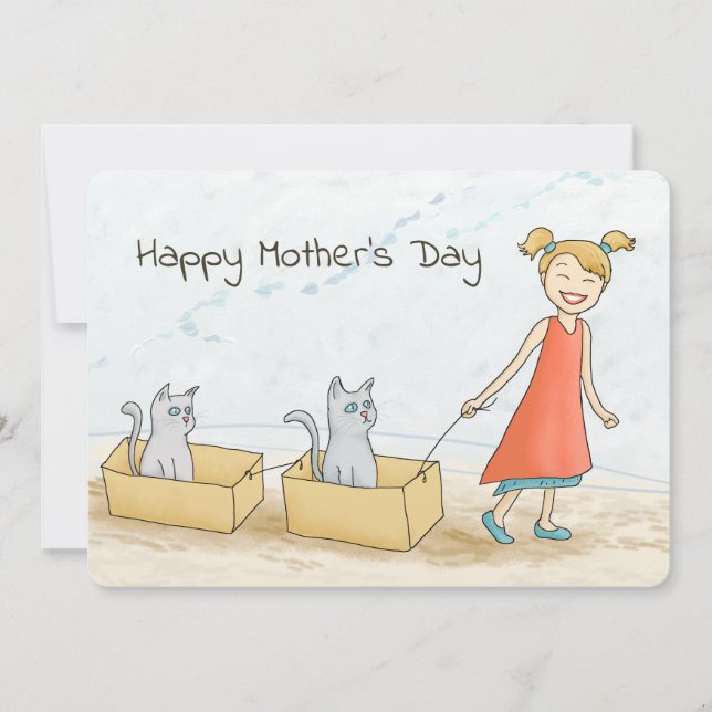 Cat Mama Happy Mother Day (Vorderseite)