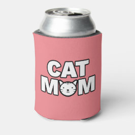 CAT-MAMA kann kühler (rosa) werden Dosenkühler