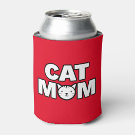 CAT-MAMA kann kühler (rot) werden Dosenkühler