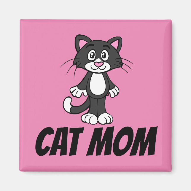 CAT-MAMA-KÜHLSCHRANKMAGNET MAGNET (Vorne)
