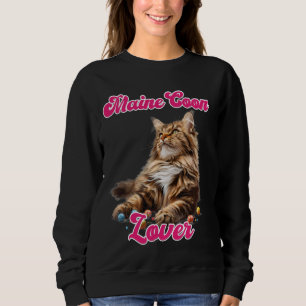 Cat Mama MAINE COON LOVER Maine Münzbesitzer Sweatshirt