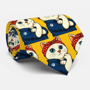 Cat Mama Mütter Tag Krawatte