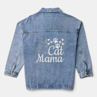 Cat Mama Niedlich Cat Mama Cat I Cat Mama Jeansjacke