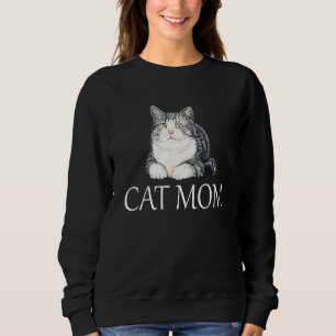 Cat Mama Niedlich Cat Women Sweatshirt