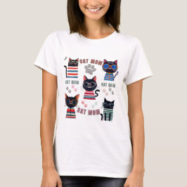 Cat Mama - Niedlich & gemütlich Design für Katzenl T-Shirt