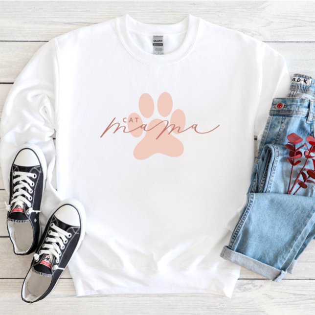 Cat Mama Niedlich Sweatshirt (Von Creator hochgeladen)