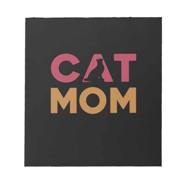 Cat-Mama Notizblock (Vorderseite)