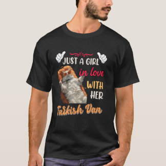 Cat Mama NUR EIN MÄDCHEN IN LIEBE MIT IHREM TÜRKIS T-Shirt