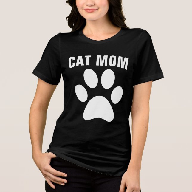 CAT-MAMA PAW DRUCKER-T - Shirt (Vorderseite)