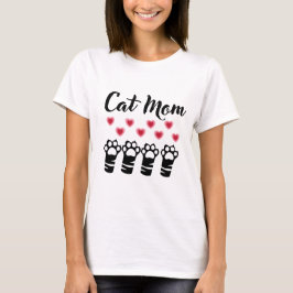 Cat Mama Paws T-Shirt