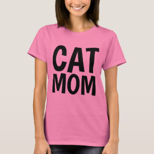 CAT MAMA rosa T - Shirt