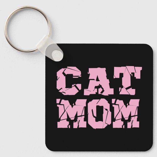 Cat-Mama Schlüsselanhänger (Vorderseite)