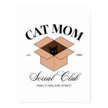 Cat Mama Social Club - Katzen, Tiere, Haustiere, H