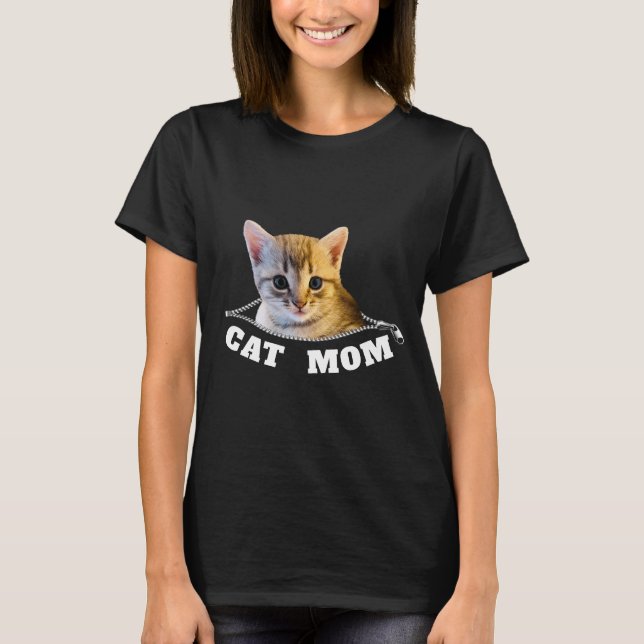 Cat Mama T - Shirt (Vorderseite)