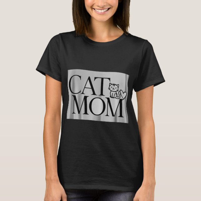 Cat-Mama T-Shirt (Vorderseite)