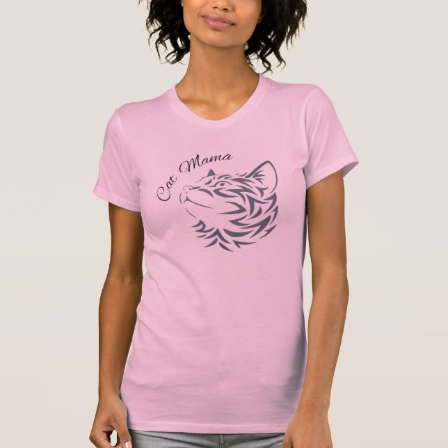 Cat Mama T-Shirt (Vorderseite)