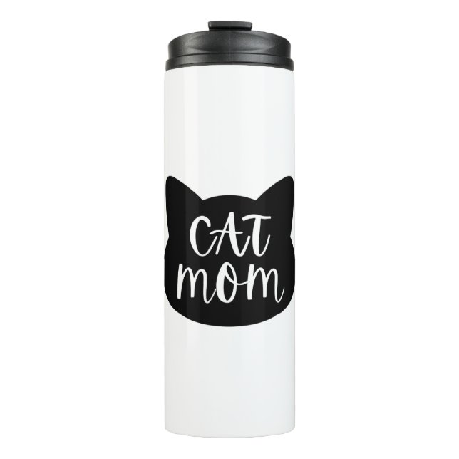 Cat-Mama Thermosbecher (Vorderseite)