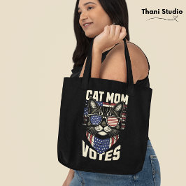 Cat Mama wählt Niedlich die amerikanische Flagge Tasche