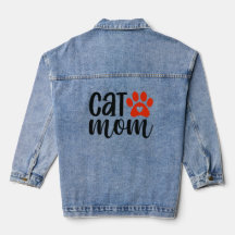 Cat Mama Women's Denim Jacket