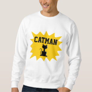 CAT MAN Funny Men Cat T - Shirt