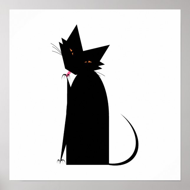 Cat Manicure Poster (Vorne)