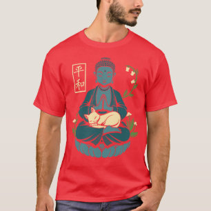 Cat Meditation Buddhismus Buddha von Tobe Fonseca T-Shirt