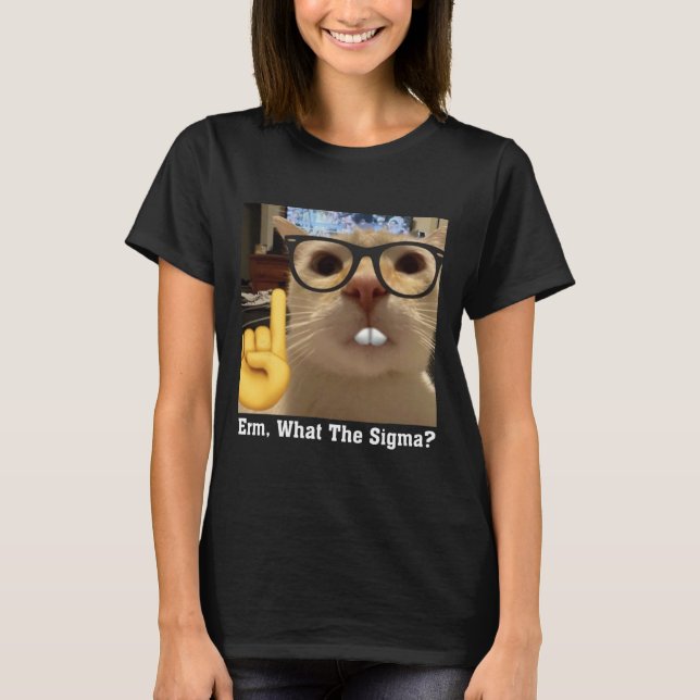 Cat Meme Clic Niedlich Kitten Erm T-Shirt (Vorderseite)