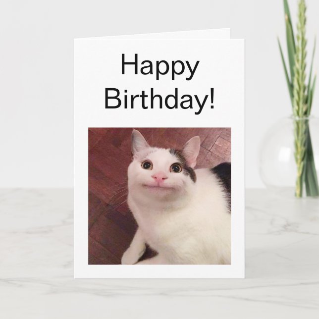 Cat-Meme für geklappte Karten (Vorderseite)