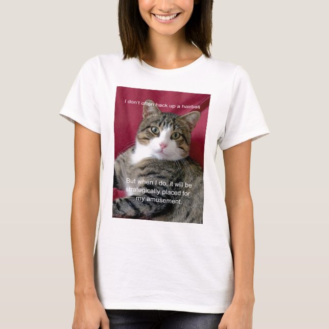 Cat Meme T-Shirt (Vorderseite)