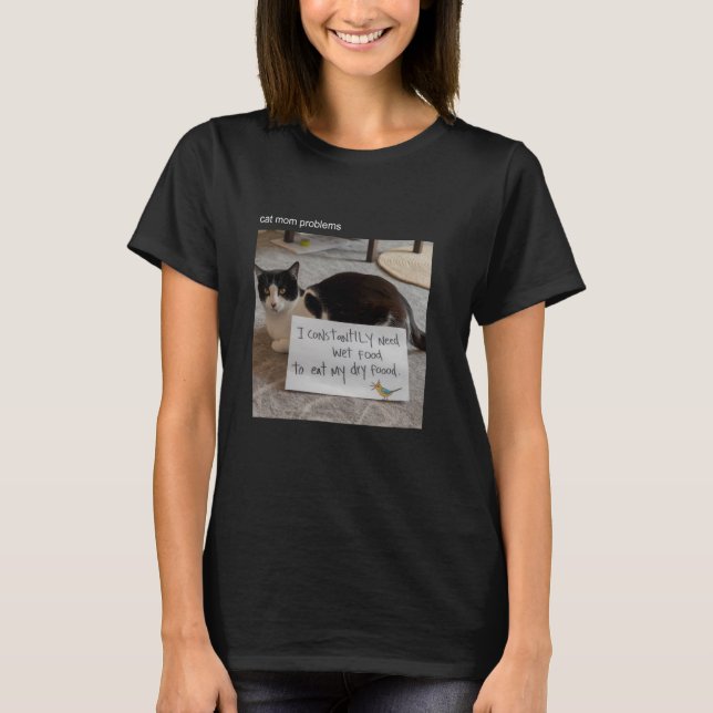 Cat Meme Tshirt Albern Cat Funny Kitty Meow Hiss K (Vorderseite)