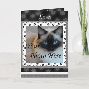 Cat Memorial Faire-part - Perte d'animal