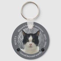 Cat Memorial Fehlt jenseits des Fotos zur Messung 