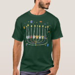Cat Menorah Funny Hanukkah Decor Hanukcats Chanuka T-Shirt<br><div class="desc">Cat Menorah Funny Hanukkah Decor Hanukcats Chanukah Jewish  .</div>