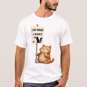 Cat Men's Basic-T - Shirt