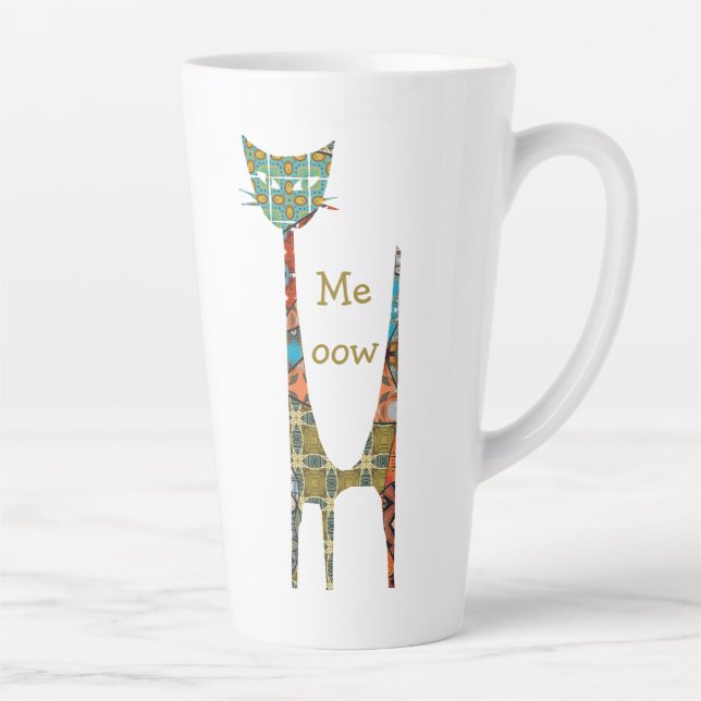 Cat Meoow Latte Tasse (Rechts)