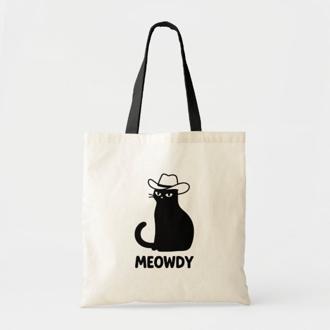 Cat Meowdy Tragetasche (Vorne)
