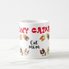 Cat Meowy Catmas Kaffeetasse