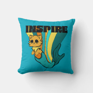Cat Mermaid ASL Inspiriere Spiral Foto Notebook Kissen