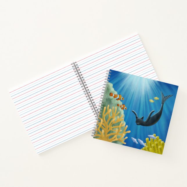 Cat Mermaid Notizbuch (Innenseite)