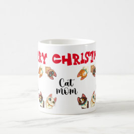 Cat Merry Christmas Kaffeetasse