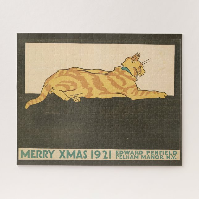 Cat Merry Xmas, 1921 (Horizontal)
