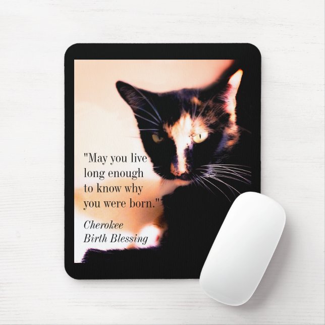 Cat Messenger Mousepad (Mit Mouse)