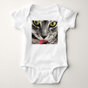 Cat Miau Baby Strampler