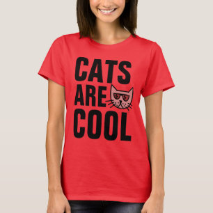 CAT mit Sonnenbrille, CATS SIND COOLE T - Shirt