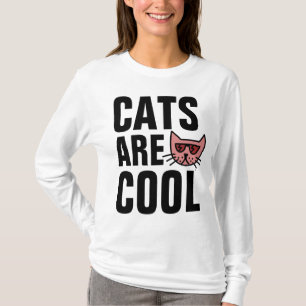 CAT mit Sonnenbrille, CATS SIND COOLE T - Shirt