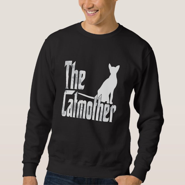Cat Mom Catmother Cat Mother Kitty Mommy  5 Sweatshirt (Vorderseite)