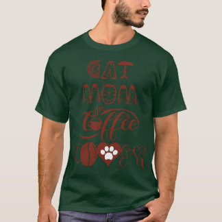 Cat Mom coffee lieber Cat Design 9 T-Shirt