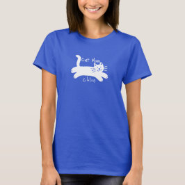 Cat Mom Custom Cat Name T-Shirt